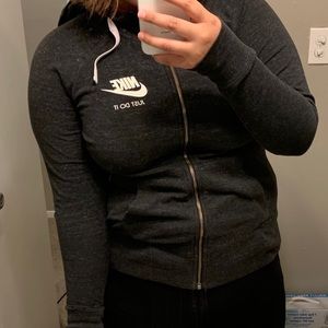 Women’s Black nike zip up